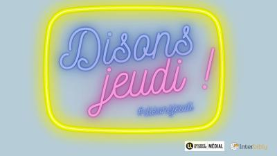 Disons jeudi : écologie du livre