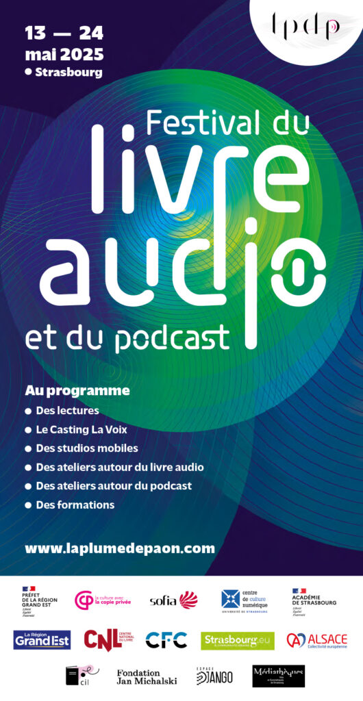 13e édition du Festival du livre audio et du podcast